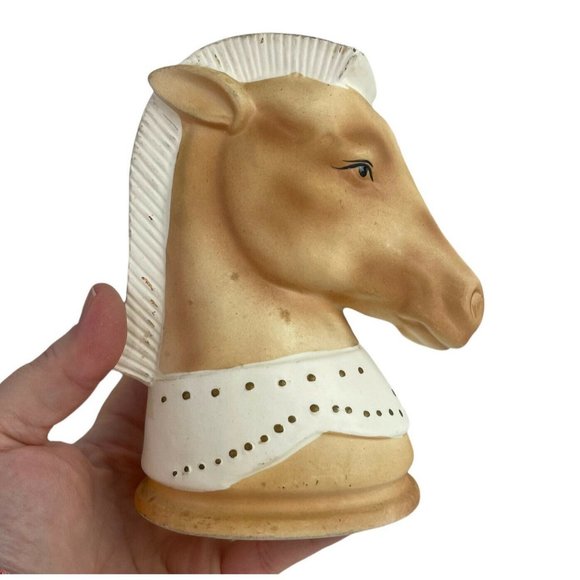 Vintage Lot  Of 2 Mid Century Modern HORSE HEAD PLANTER  R/B Japan Equestrian - Picture 12 of 12